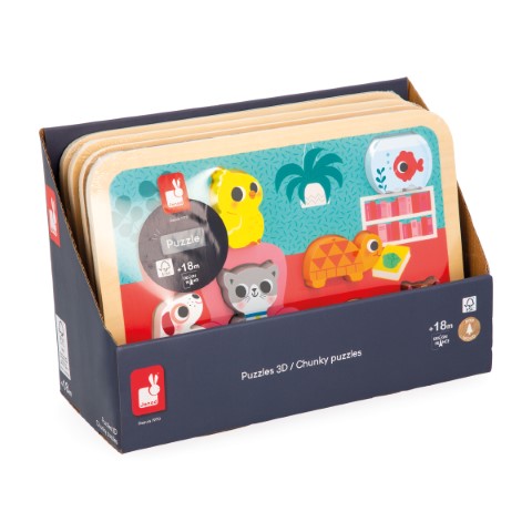 Chunky puzzel huisdieren  