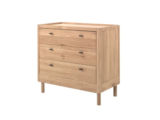 Commode 3 tiroirs Forrest eik 
