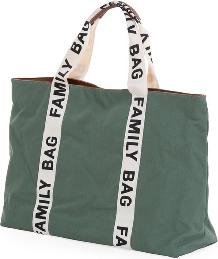 Verzorgingstas Family Bag Signature canvas kaki 