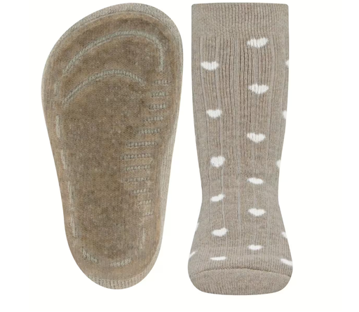 Chaussettes antidérapantes softstep beige 