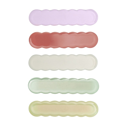 Haarclip hoog zomer (8 stuks) multicolor