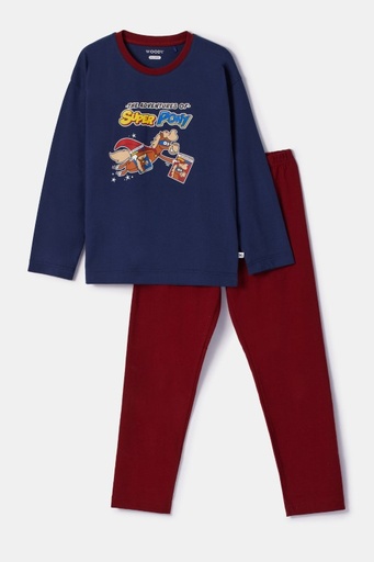 Pyjama donkerblauw 