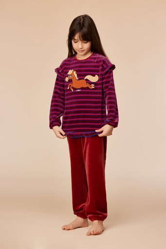 Pyjama rode streep 