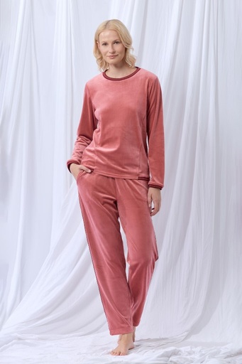 Sweat et pantalon framboos 