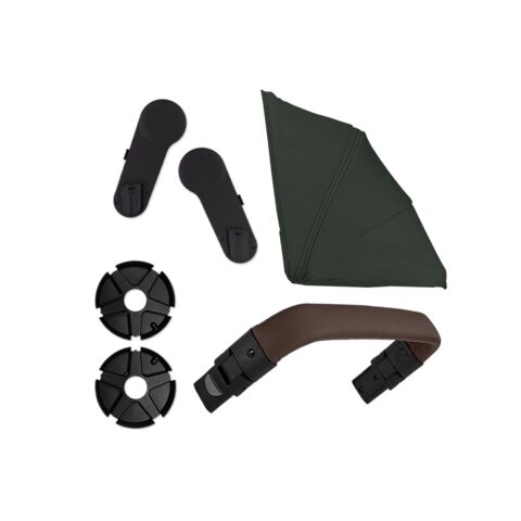 Duo set Geo3 forest green 