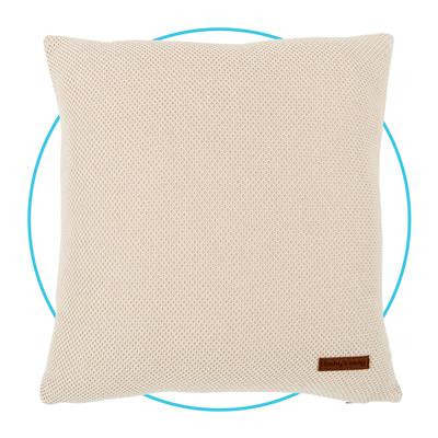 *Kussen 40x40 cm classic zand 