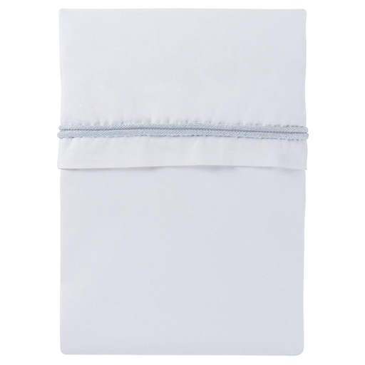 Drap de lit bleu classique