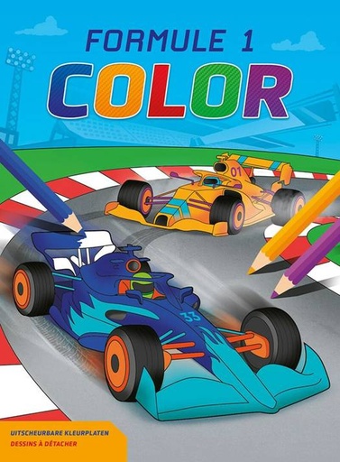 Bloc de coloriage Formule 1  