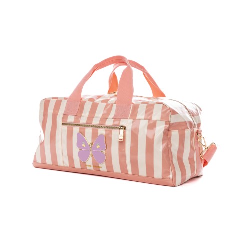 Caroline weekendtas Butterfly Stripe