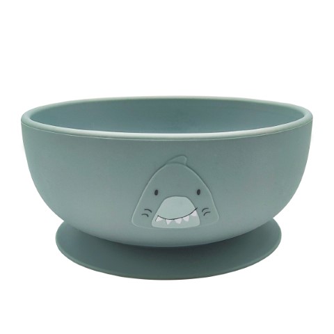 Siliconen kom met zuignap mr. shark 