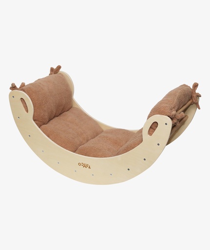 Matras voor houten klimboog / schommelstoel boucle nougat 