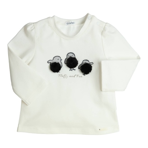 T-shirt lange mouwen aerodoux off white 