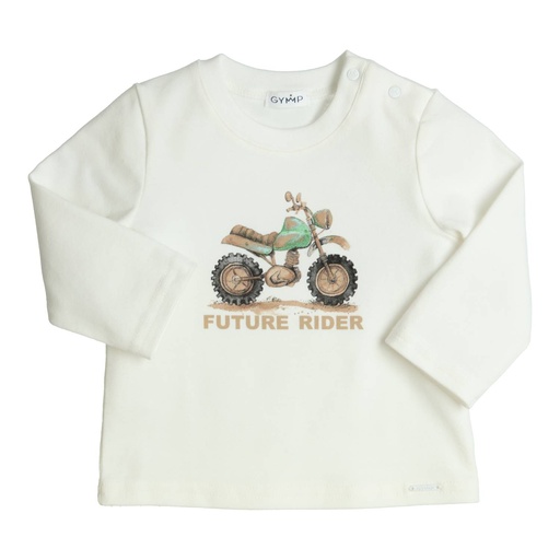 T-shirt lange mouwen aerodoux off white 