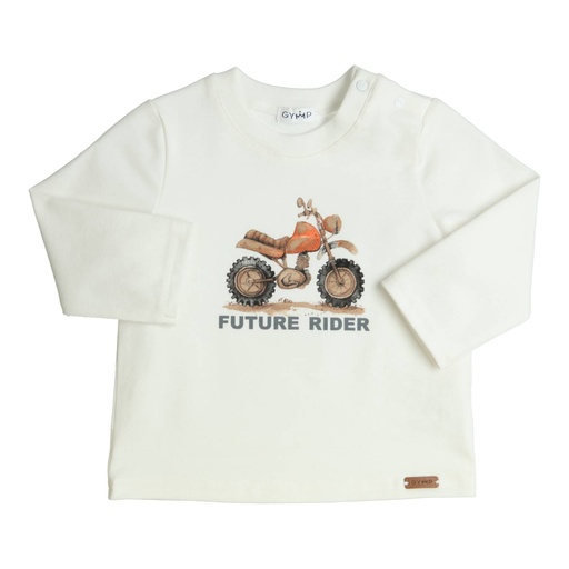 T-shirt lange mouwen aerodoux off white 