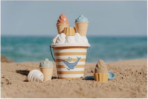 Strandspeelgoed ijsjes 14-delig ocean dreams blauw 