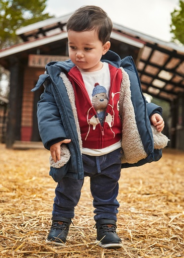 Broek van velours Blue Whale 