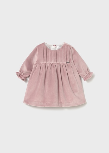 Velvet babyjurk Petal 