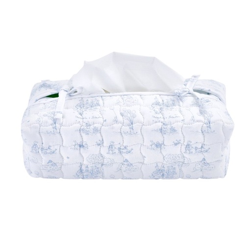 Gedrukt hoes voor Kleenex-doos – Gewatteerd Light blue printed 