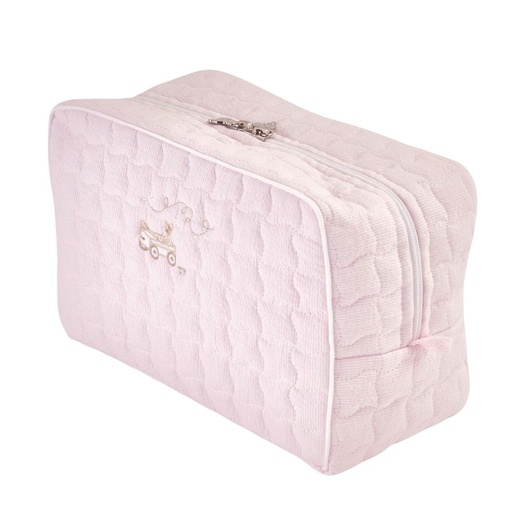 Rechthoekig toilettas – gewatteerd Pink 