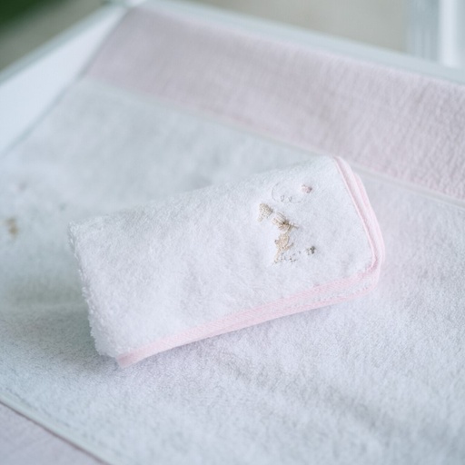 Handdoek verzorgingskussen – Badstof Pink Garden Party 