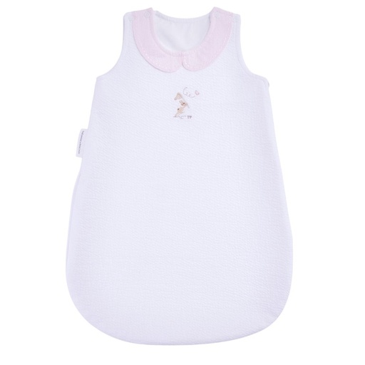 Zomerslaapzak (60cm) White/pink 