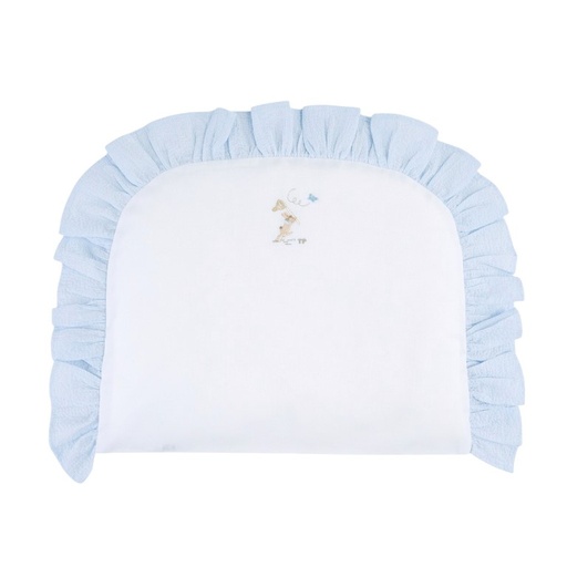 Pillowcase (36x30cm) White/light blue