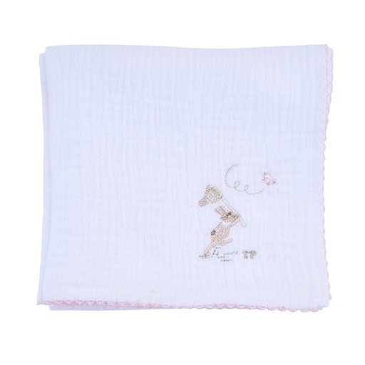 Tetradoek (Pink Garden Party) White/pink 