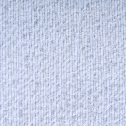 Stof per meter - gestreepte seersucker 100% katoen Light blue 