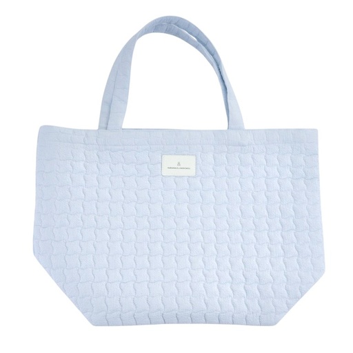Tote bag  - gewatteerd Light blue 