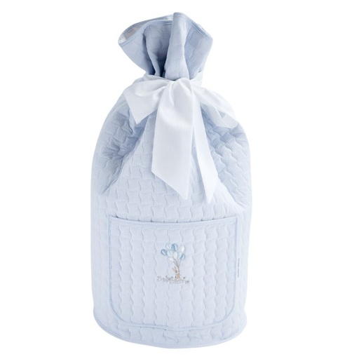 Toilettas gewatteerd (Blue Garden Party) Light blue 