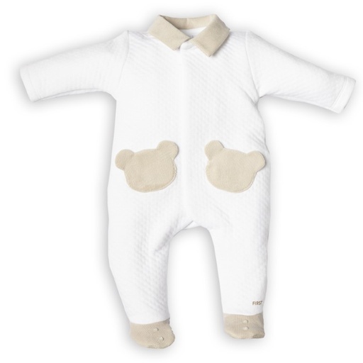 Kruippakje beer white-beige 