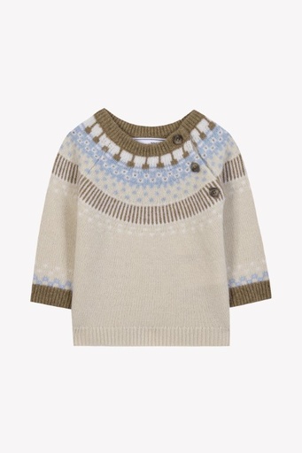 Jumper beige chiné