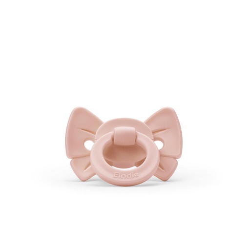 Fopspeen Binky bow 3m+ silicone Misty Pink 