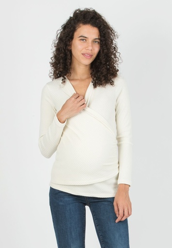 Maternity sweatshirt Jennifer C ivory 