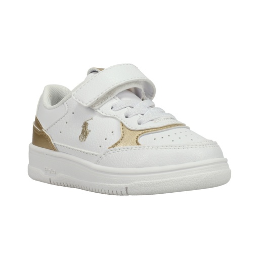 Sneakers Masters Court II Ps WHITE TUMBLED/GOLD METALLIC w/ GOLD PP 
