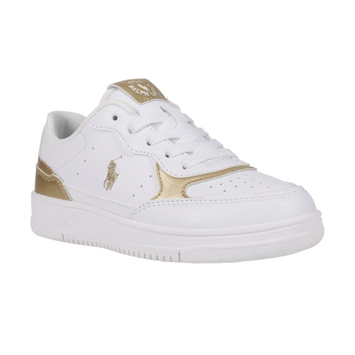 Sneakers Masters Court II WHITE TUMBLED/GOLD METALLIC w/ GOLD PP 