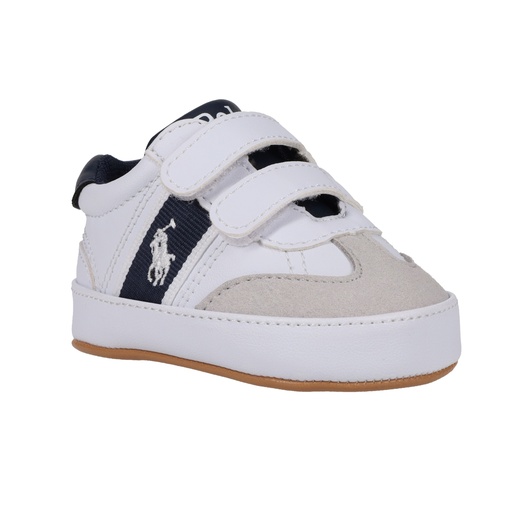 Sneakers Heritage Court III T-Toe Layette WHITE SMOOTH/NAVY w/ WHITE PP 