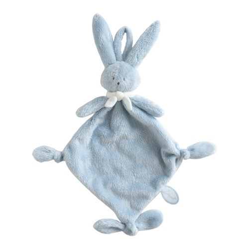 Fopspeen-knuffeldoek konijn ella tuttie skyblue 