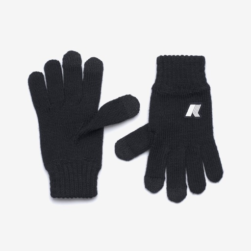 Gants alfred cardigan point de croix Blue Depth Melange 5 - cm 18 palm