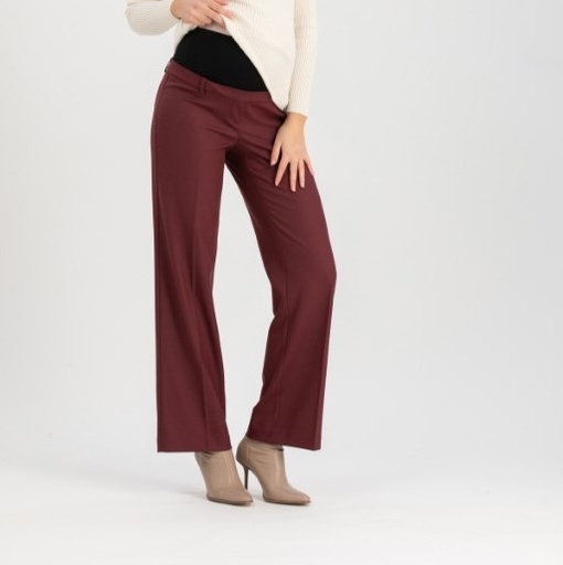 Zwangerschapsbroek Nate cherry lacquer 