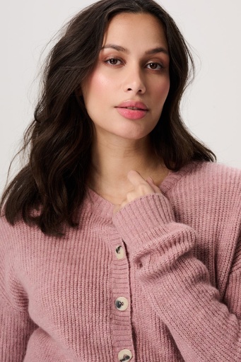 Gilet de maternité à manches longues Bergen Lilas 