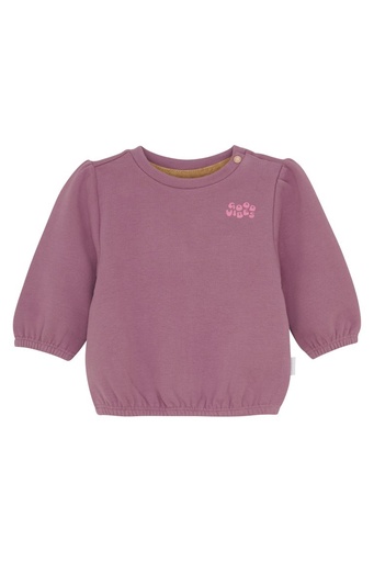 Sweater Tillson – biokatoen trui met print Mellow Mauve 