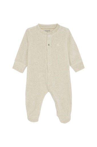 Long-sleeved sleepsuit Saxon oatmeal melange 