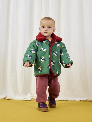 Jacket La Oca reversible green 