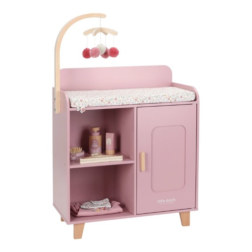 Houten poppencommode Roze 
