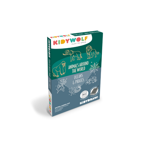 Extra kaarten voor kidydraw-mini spelletjes en onderwijs 