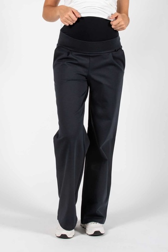 Pantalon de grossesse à jambes larges navy 