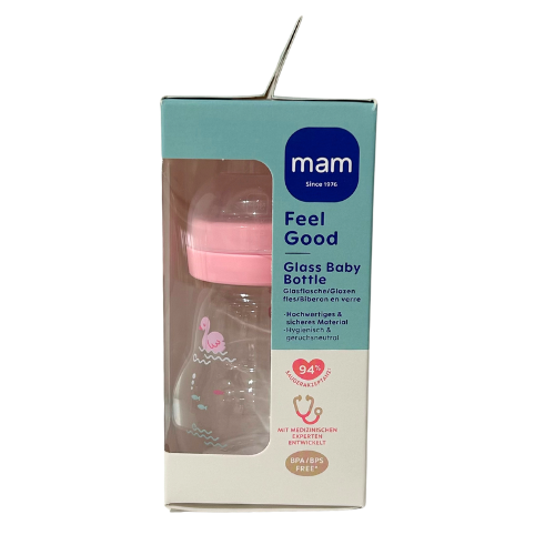 Zuigfles feel good glas 0m+ 170ml  