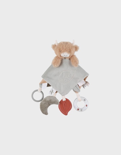 Couverture doudou vache Fluffy