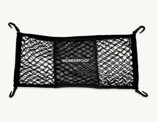 Opbergnet voor kinderkar black 